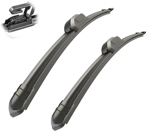 Compatible con Audi TT MK1 1998 1999 2000 2001 2002 2003 Escobillas de limpiaparabrisas delantero, accesorios de cortador, gancho U J (color :