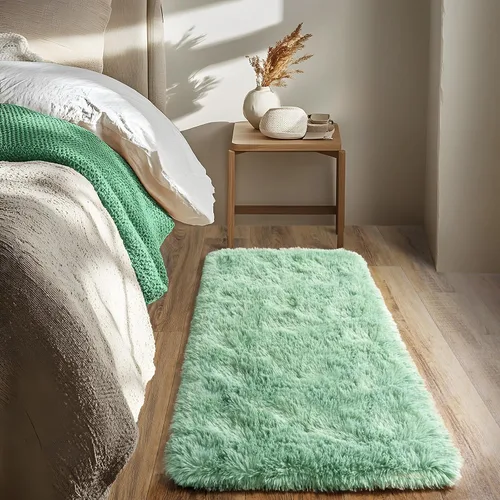 Miniatura 24 de Dssimo - Alfombra superesponjosa para la habitación, alfombra de área moderna, pequeña, suave y acogedora de felpa para niños, niñas y adolescentes