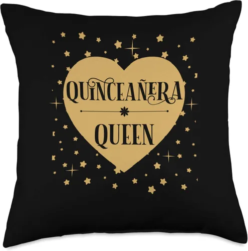 Miniatura 5 de Mis Quince Quincinera Birthday Celebration Quinceanera Queen 15th Quince - Almohada de celebración de fiesta de cumpleaños, 16x16, multicolor