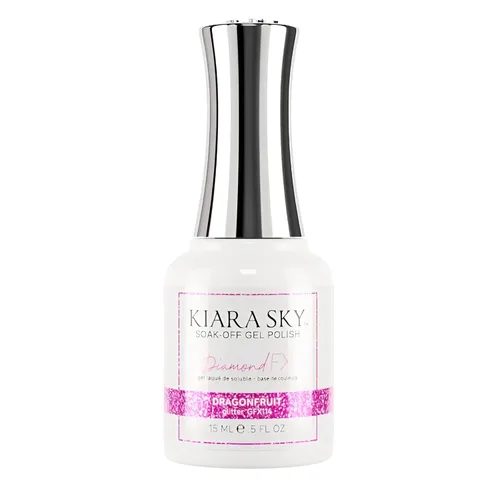 Miniatura 10 de KIARA SKY Esmalte de gel DiamondFX Reflective Glitter Soak Off con efecto de polvo Sparkle Diamond 0.5 fl oz, Beets It (morado)