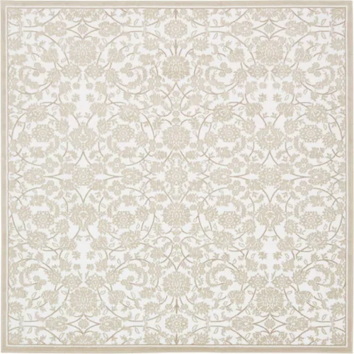 Miniatura 18 de Unique Loom Colección Rushmore Alfombra de Área - Taft (2' 6" x 13' 1" Corredor, Blanco Nieve/Beige)