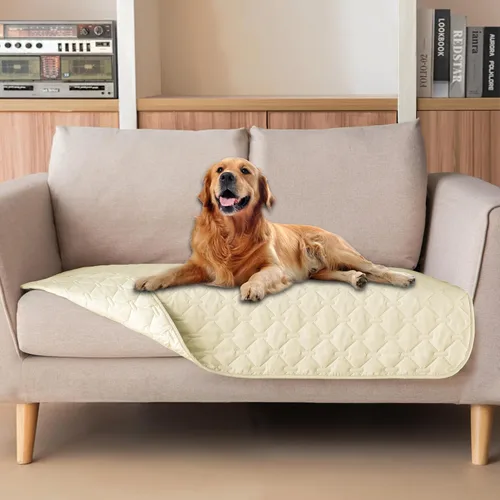 Miniatura 119 de gogobunny Manta 100% Impermeable de Doble Cara para Perros, Cubierta Suave para Cama de Mascotas, Reversible, Protege Muebles, Sillón, Sofá, Coche