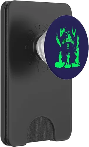 Miniatura 8 de Life Begins at 20 Knots Green Silhouettes PopSockets Adhesive PopGrip