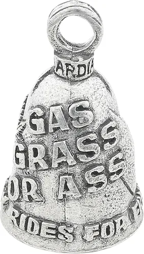 Miniatura 51 de Guardian Bell Good Luck Bell w/Keyring & Black Velvet Bag Motorcycle Bell Lead-Free Pewter Made in USA Phoenix Biker