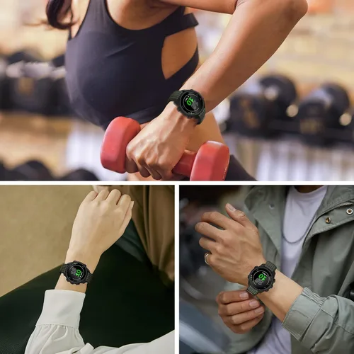 Miniatura 7 de ISABAKE Vivoactive 3 - Correa de silicona de 0.787 pulgadas para Garmin Vivoactive 3/Forerunner 645 Music/Samsung Galaxy 1.654 in/Galaxy Watch 3