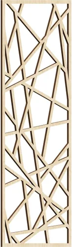 Miniatura 26 de Conway Paneles de pared decorativos de madera con calado, 9 3/8 pulgadas de ancho x 24 3/8 pulgadas de alto x 1/4 de alto, aliso