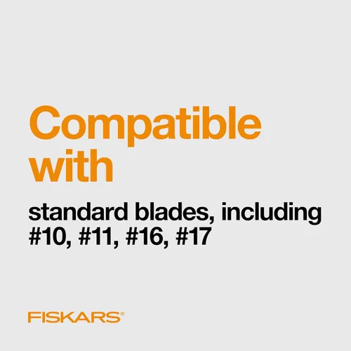 Miniatura 7 de Fiskars Cuchillo de manualidades con detalles, regalos geniales para hermano, incluido con cubierta protectora, 8 pulgadas, cuchillo Exacto