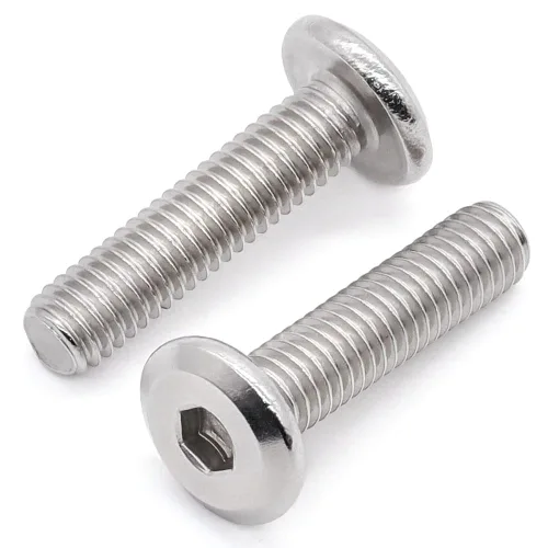 Miniatura 6 de Glvaner Tornillos de unión de 1/4"-20 x 1-1/4, tornillos de conexión, tornillos de cabeza hueca, rosca completa de acero inoxidable 304, 25