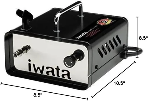 Miniatura 2 de Iwata-Medea HP-CS aerógrafo Eclipse de 1/100 pulgadas con compresor IS35 Ninja Jet