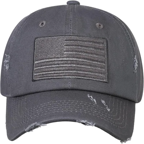 Miniatura 70 de IIN Gorra de béisbol con bandera estadounidense para hombres y mujeres, de perfil bajo, militar, militar, militar, para papá