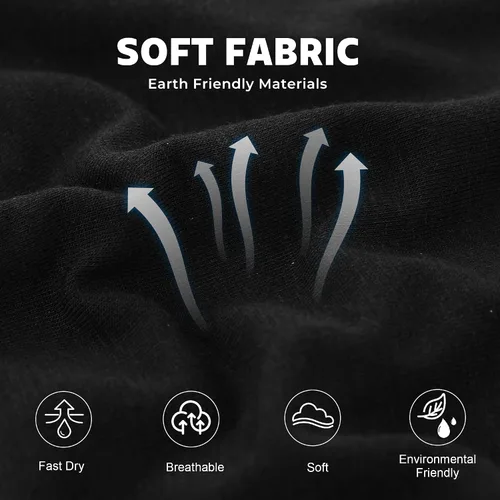 Miniatura 4 de BAMBOO COOL Ropa interior transpirable para hombre, paquete múltiple moderno, Comfortsoft que absorbe la humedad, paquete de 6