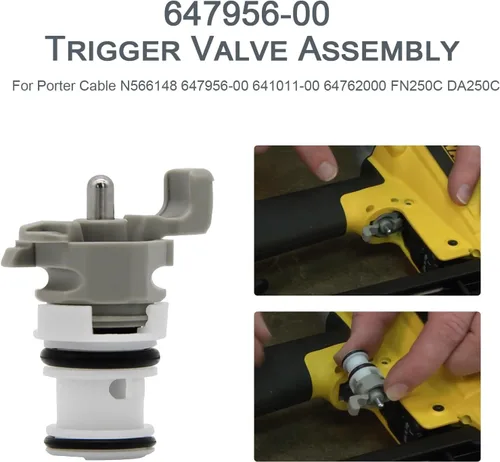 Miniatura 2 de Thaekuns 647956-00 647620-00 Conjunto de válvula de gatillo para cable Porter N566148 64795600 641011-00 FN250C DA250C (2pcs)