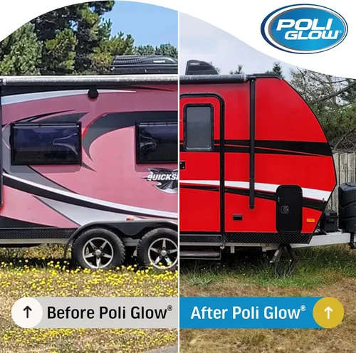 Miniatura 6 de Poli Glow Restaurador de fibra de vidrio de 32 onzas. Hecho para barcos y vehículos recreativos y más.
