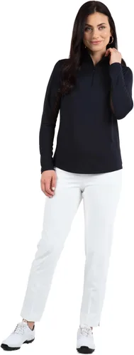 Miniatura 3 de IBKUL Camisa de manga larga con cremallera de 14 para mujer
