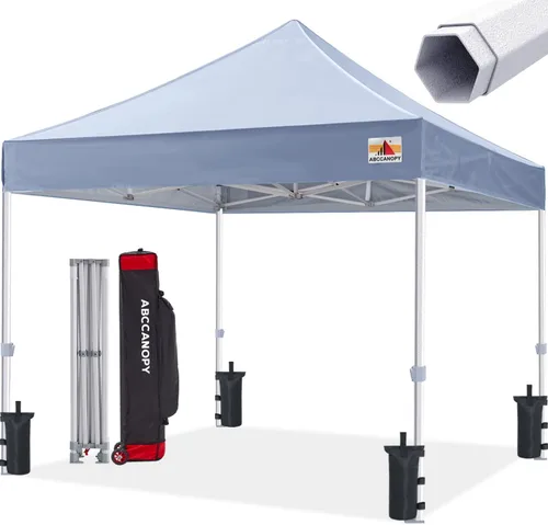 Miniatura 19 de ABCCANOPY Tienda de campaña con toldo emergente comercial 10x10 Serie Premium, Beige