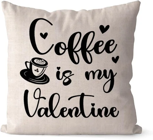 Miniatura 12 de Better Together - Fundas de almohada de 16 x 16 pulgadas, de lino y algodón, con citas románticas, funda de almohada, regalo del día de San Valentín