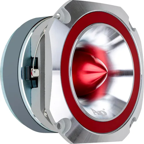 Miniatura 6 de Audiopipe Super Tweeter de Alta Resistencia (ATR-4053), 400 vatios, marco de aluminio fundido a presión, metálico, acabado de corte cromado