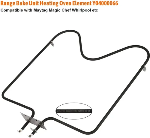 Miniatura 2 de Elemento calefactor para horno sustituye a Y04000066 (paquete de 1)