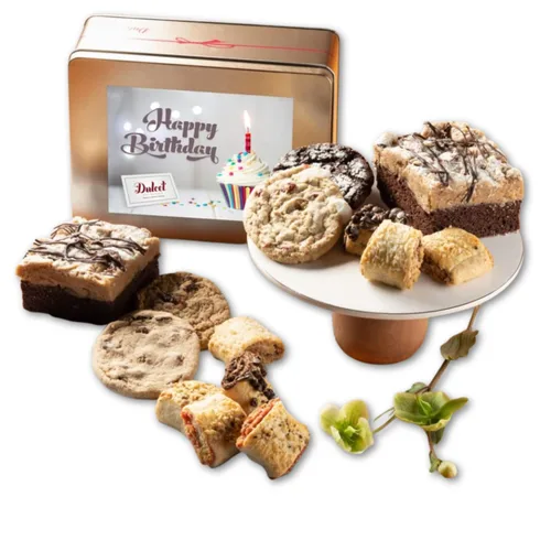 Miniatura 15 de Dulcet Gift Baskets Caja de regalo de panadería gourmet a la antigua, caja de regalo única para aniversario, boda, inauguración de la casa y todas