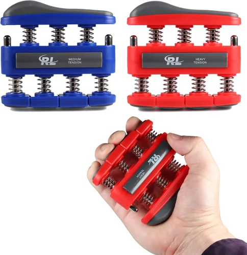 Miniatura 6 de Agarre fortalecedor de dedos, ejercitador de dedos y fortalecedor de manos, equipo de entrenamiento para músico, escalada en roca y terapia, Ligero