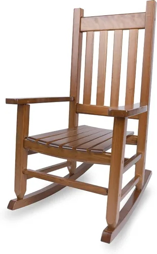 Miniatura 8 de Mecedora de madera para niños, cómoda mecedora reclinable para niños de 3 a 6 años, silla de descanso para bebés y niños, sala