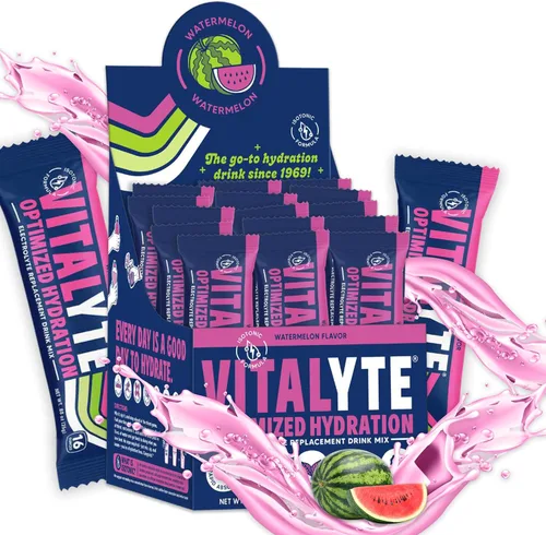 Miniatura 13 de Vitalyte Mezcla de bebida en polvo de electrolitos, mezcla de hidratación de electrolitos isotónicos, paquete de caja a granel