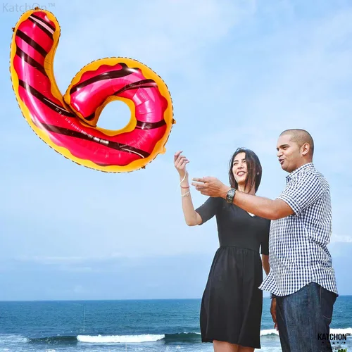Miniatura 338 de KatchOn, Globo grande azul número 2 de 40 pulgadas Decoraciones de cumpleaños de Baby Shark para niño de 2 años Globo azul número 2 Globo