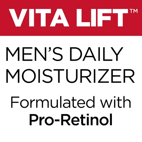 Miniatura 4 de L'Oreal Paris Men Expert Vitalift Crema hidratante facial antiarrugas y reafirmante con Pro-Retinol, 1.6 onzas