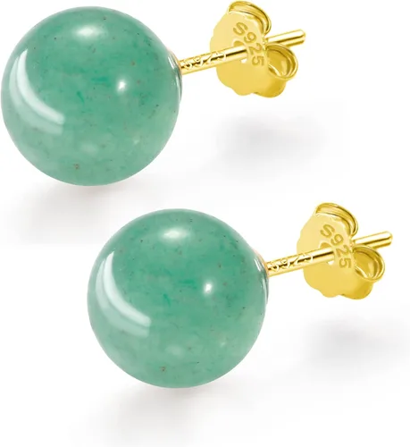Miniatura 14 de SmileBelle Aretes tipo dormilona para mujer, de plata de ley de 18 quilates, con turquesa, como regalo de cumpleaños, aretes de cristal de perlas
