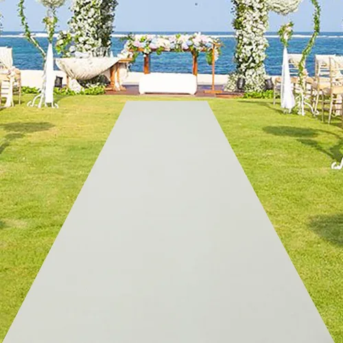 Miniatura 10 de Alfombra extra gruesa de 3 x 33 pies, con parte trasera de goma antideslizante, alfombra de pasillo cortable para pasillos, propuestas, bodas