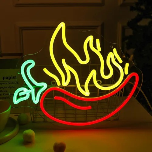 Miniatura 7 de Letrero de neón de Navidad de Salchicha Dachshund Sombrero de Santa LED Regalo de Navidad para niños, amantes de mascotas, lámpara de astas