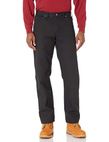 Miniatura 12 de Dickies Jeans de carpintero para hombre, ajuste relajado, pierna recta, Negro, 30 x 30