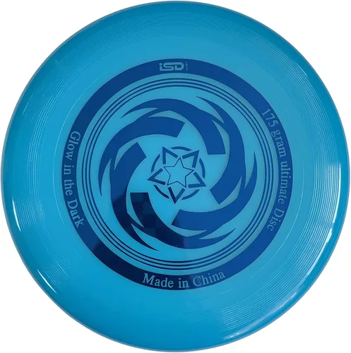 Disco frisbee de agarre suave que brilla en la oscuridad de 6.17 oz, disco deportivo de 10.5 pulgadas, ideal para patio trasero, parque, playa,