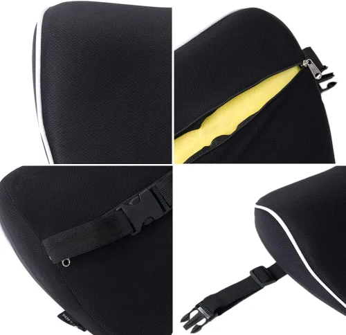 Miniatura 2 de Paquete de 2 almohadas para el cuello del asiento del automóvil, almohada de apoyo para la cabeza del cuello para aliviar la fatiga del cuello