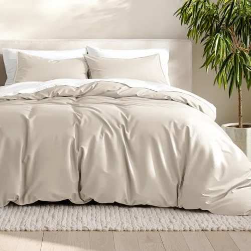 Miniatura 19 de Bare Home - Funda de edredón de ropa de cama extra larga - Colección premium de 1800 hilos súper suave - Funda de edredón ligera y fresca - Ropa