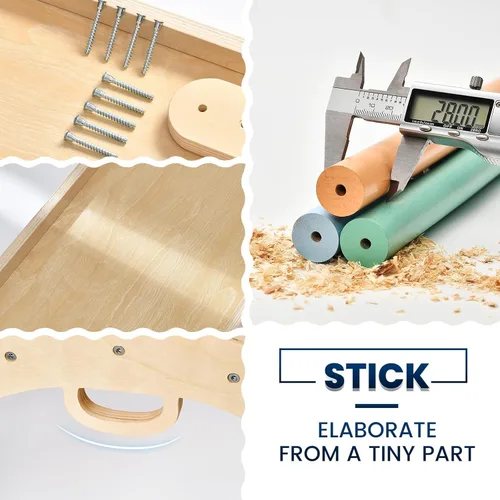 Miniatura 6 de Conjunto de Triángulo Pikler BlueWood - Azul Cielo