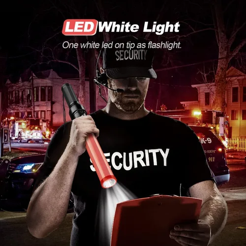 Miniatura 3 de RoadHero Paquete de 4 Bastones de Tráfico, Bastones de Control de Tráfico LED de 16 Pulgadas, Varitas de Luz de Seguridad Nocturna con 3 Modos