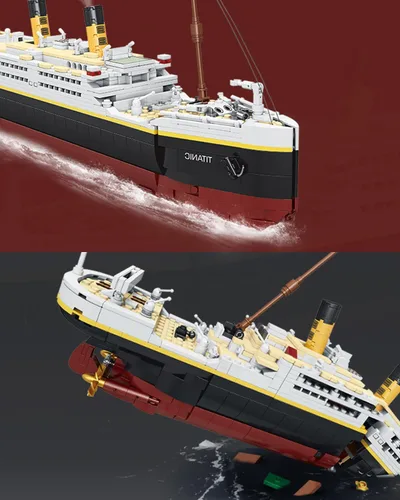 Miniatura 8 de dOvOb Titanic - Juego de bloques de construcción modelo 2022, ladrillos compatibles con las principales marcas
