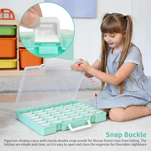 Miniatura 5 de Vitrina compatible con figuras coleccionables de Disney Doorables/para MGA Entertainment Miniverse. Organizador de almacenamiento de juguetes