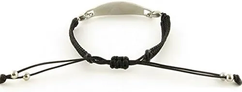 Miniatura 3 de Pulsera de identificación de alerta médica con cuentas aztecas y cuero para mujer tamaño ajustable 1