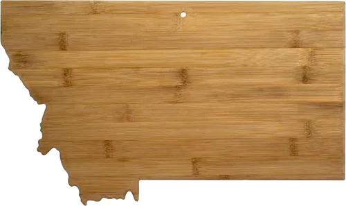 Miniatura 26 de Tabla para cortar y servir modelo Alabama de Totally Bamboo, de bambú 100%, para cocina y entretenimiento, Alabama, Marrón