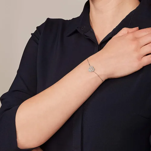 Miniatura 3 de Fossil - Pulsera de acero inoxidable para mujer color oro rosa