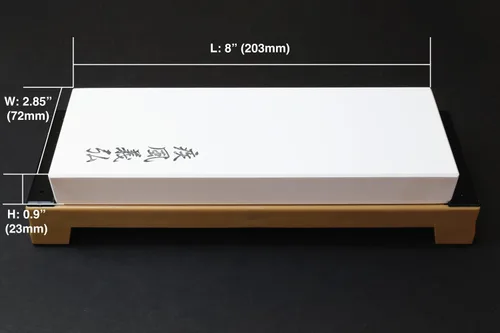 Miniatura 7 de Yoshihiro Afilador de cuchillos japonés Toishi de grado profesional (grano 8000)