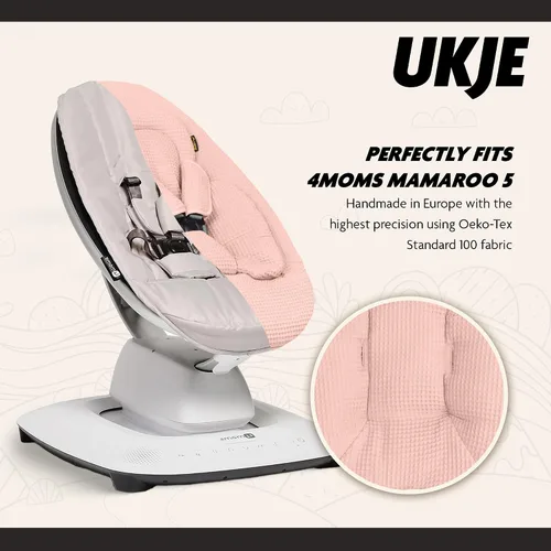 Miniatura 3 de UKJE Funda para columpio compatible con 4moms mamaRoo 5 Swing Accesorios para columpio de bebé Forro reversible para asiento infantil Fácil