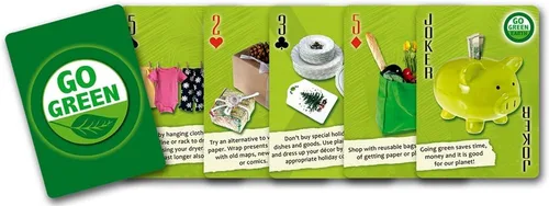 Miniatura 2 de Go Green Environroment Ideas - Baraja de 54 cartas