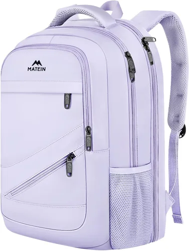 Miniatura 19 de MATEIN - Mochila para laptop de gran capacidad para mujeres, mochila de viaje aprobada por TSA con correa para equipaje y puerto USB, mochila