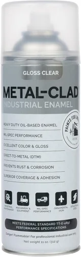 Miniatura 11 de Aerosol de galvanizado en frío de alto brillo de Paints For Industry - Pintura en aerosol de esmalte industrial para acero y metal - Caja de 12
