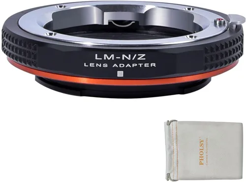 Miniatura 19 de PHOLSY Adaptador de montaje de lente compatible con lente Leica M39
