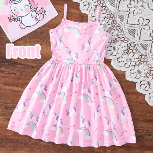 Miniatura 2 de Vestido de verano para niños pequeños, con diseño de dinosaurio, sin espalda, con lazo, vestido de playa de cumpleaños