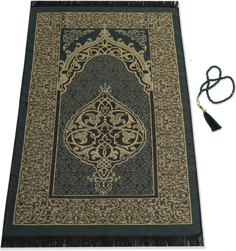 Alfombra de oración musulmana con cuentas de oración islámica, tapete de oración de viaje, regalos islámicos para mujeres, oración portátil, islam,